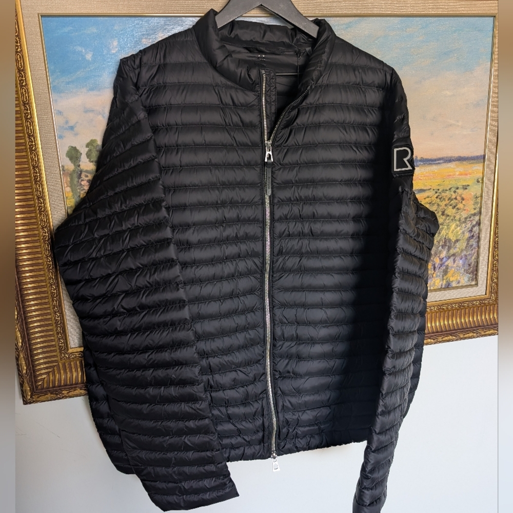 NWT Rudsak Black Quilted Down Jacket 800+ Fill Power XL